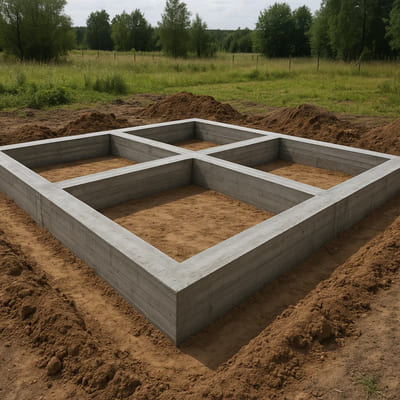 Заглублённая лента 10×10